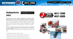 Desktop Screenshot of destapaciones24hs.com